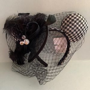 Minnie’s ear headband with fascinator hat